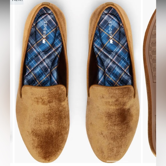 Birdies Shoes - NIB Birdies Starling Amber Velvet Loafer Flat